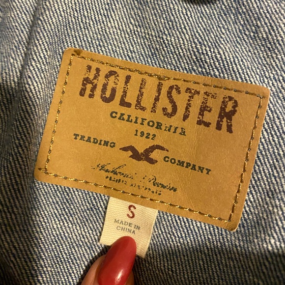 SOLD Host Pick<3 Hollister Denim Sweatshirt Jacket - Picture 8 of 12